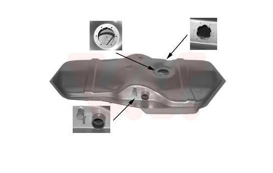Fuel Tank 3730084 Van Wezel, Image 2