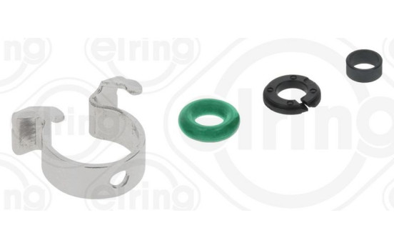 Sealing ring, injector