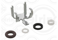 Sealing ring, injector