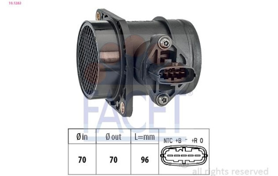 Air Mass Sensor Made in Italy - OE Equivalent