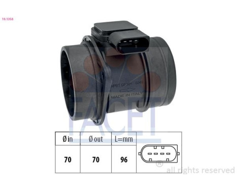 Air Mass Sensor Made in Italy - OE Equivalent