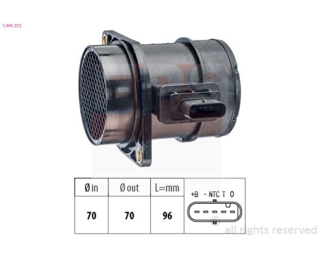 Air Mass Sensor Made in Italy - OE Equivalent