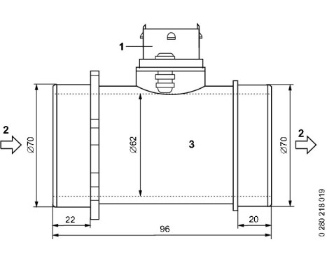 Air Mass Sensor HFM-5-4.7 Bosch, Image 9