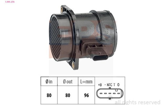 Air Mass Sensor Made in Italy - OE Equivalent