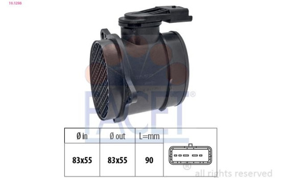 Air Mass Sensor Made in Italy - OE Equivalent