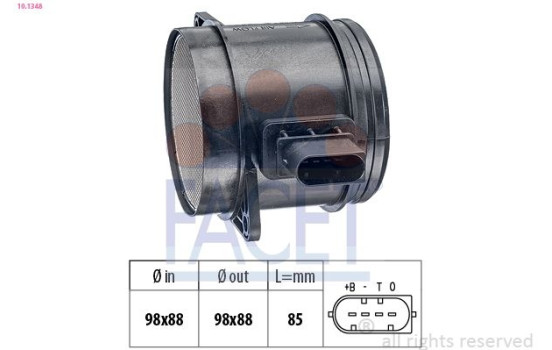 Air Mass Sensor Made in Italy - OE Equivalent