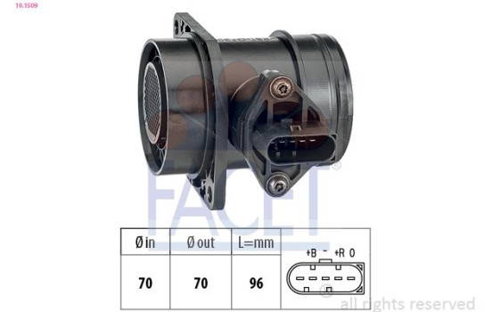 Air Mass Sensor Made in Italy - OE Equivalent