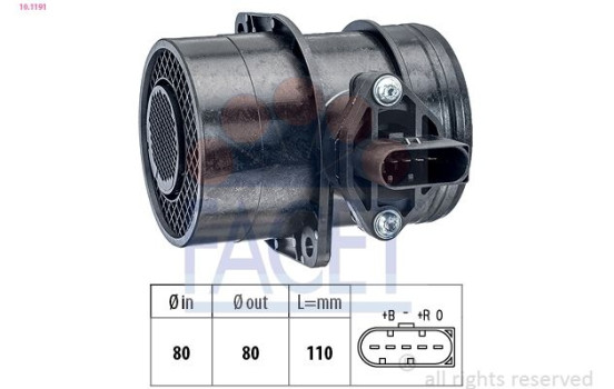 Air Mass Sensor Made in Italy - OE Equivalent