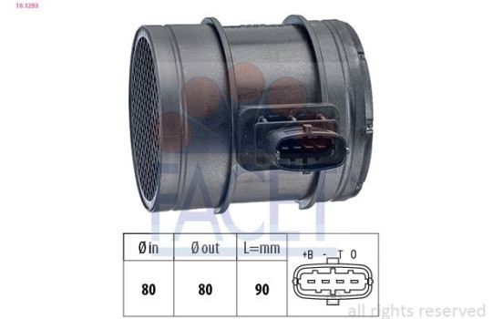 Air Mass Sensor Made in Italy - OE Equivalent