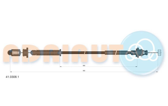 Throttle cable