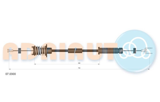Throttle cable