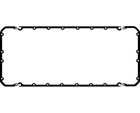 Gasket, Crankcase 387.630 Elring, Image 2
