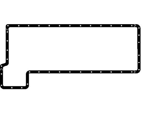 Gasket, oil sump 001.652 Elring, Image 2