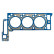 Gasket, cylinder head 102393 FEBI