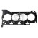 Gasket, cylinder head 103418 FEBI, Thumbnail 2