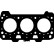 Gasket, cylinder head 123.601 Elring