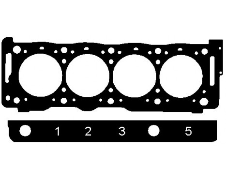 Gasket, cylinder head 147.031 Elring