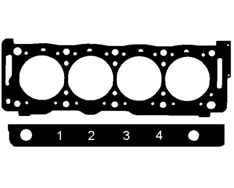 Gasket, cylinder head 147.041 Elring