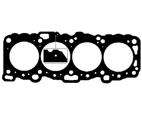 Gasket, cylinder head 864.170 Elring