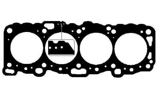 Gasket, cylinder head 864.210 Elring