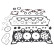 Gasket Set, cylinder head ADH26242 Blue Print
