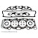 Gasket Set, cylinder head ADN162118 Blue Print, Thumbnail 2