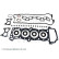 Gasket Set, cylinder head ADN162125 Blue Print, Thumbnail 2