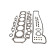 Gasket Set, cylinder head ADN162162 Blue Print