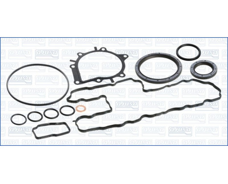 Gasket set, engine block