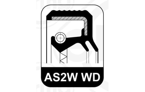 Sealing ring 043.990 Elring