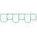 Gasket, intake manifold housing 711.540 Elring, Thumbnail 2