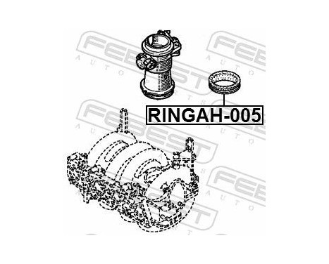 Gasket, intake manifold, Image 2