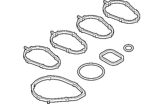 Gasket Set, intake manifold 728.670 Elring