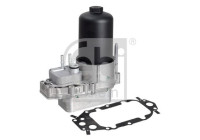 Housing, oil filter febi Plus