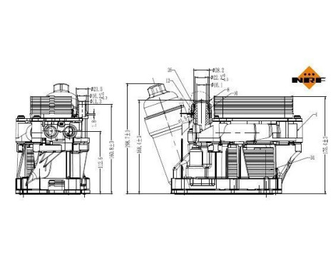 Housing, oil filter, Image 5
