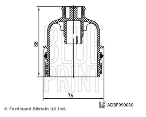 Oil filter cover with sealing ring