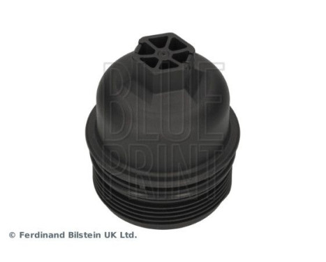 Oil filter cover with sealing ring