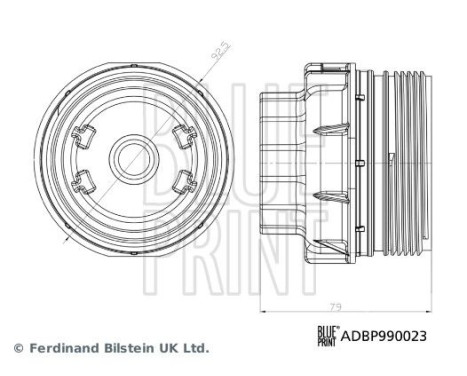 Oil filter cover, Image 3