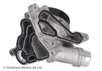 Oil filter housing with oil filter