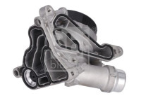 Oil filter housing with oil filter