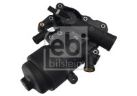 Oil filter housing with oil filter