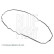 Gasket, cylinder head cover ADA106704 Blue Print, Thumbnail 2