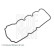 Gasket, cylinder head cover ADG06717 Blue Print, Thumbnail 2