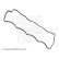 Gasket, cylinder head cover ADG06758 Blue Print, Thumbnail 2