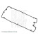 Gasket, cylinder head cover ADG06766 Blue Print, Thumbnail 2