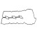 Gasket, cylinder head cover ADG06770 Blue Print
