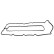 Gasket, cylinder head cover ADM56722 Blue Print