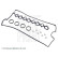Gasket, cylinder head cover ADN16770 Blue Print, Thumbnail 2
