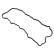 Gasket, cylinder head cover ADT36780 Blue Print