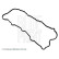 Gasket, cylinder head cover ADT36780 Blue Print, Thumbnail 2